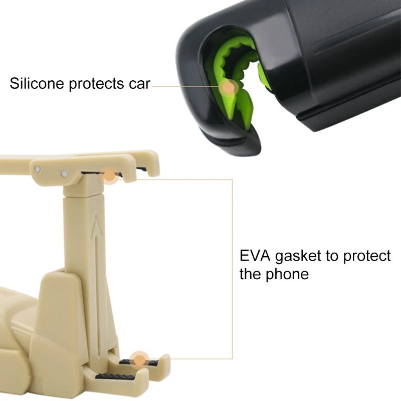 2 in 1 Headrest Hook with Phone Holder Automotive Backseat Hook Fit for Handbag Purse Coat Kid Toys Hanging B36B
2 in 1 Headrest Hook with Phone Holder Automotive Backseat Hook Fit for Handbag Purse Coat Kid Toys Hanging B36B