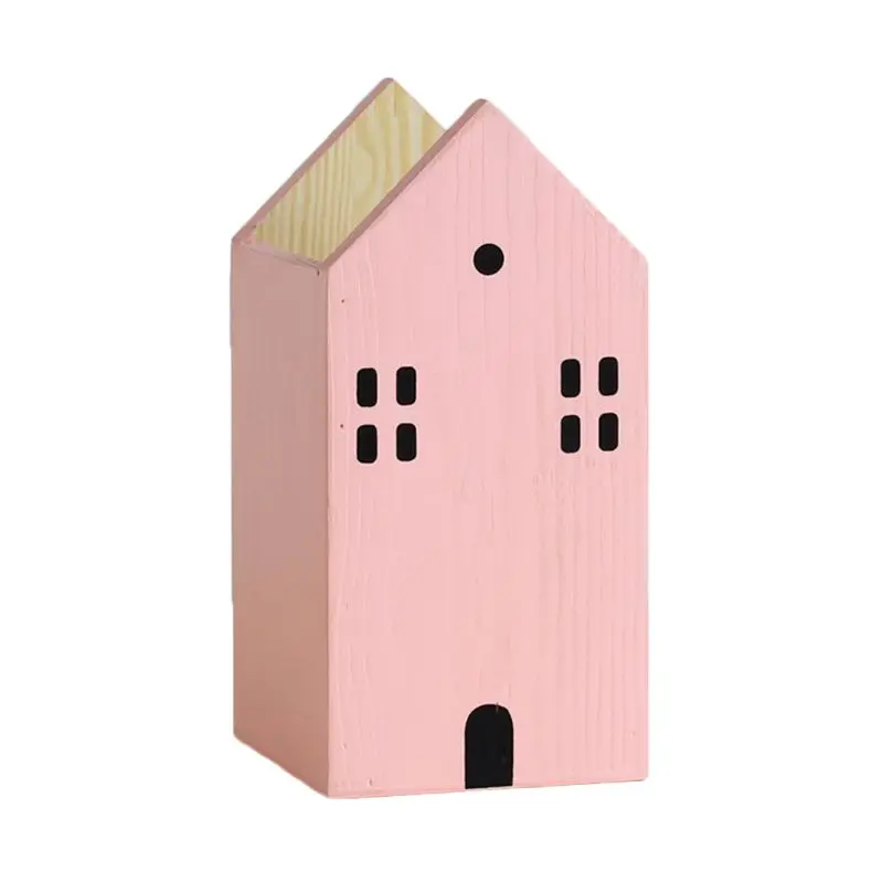 House Shape Wooden Pencil Pen Holder Desktop Organizer Container Brush Pot Stationery School Office Supplies
House Shape Wooden Pencil Pen Holder Desktop Organizer Container Brush Pot Stationery School Office Supplies