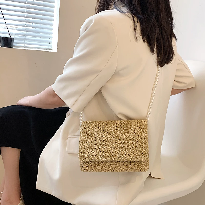 Combined Pearl Strap Baguette Shoulder Crossbody Bags for Women 2021 New Brand Designer Handbags Purses Totes Messenger Bags
Combined Pearl Strap Baguette Shoulder Crossbody Bags for Women 2021 New Brand Designer Handbags Purses Totes Messenger Bags