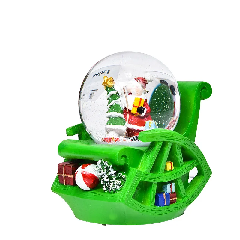 Rocking chair crystal ball Santa Claus glass ball tabletop ornamental children's gifts
Rocking chair crystal ball Santa Claus glass ball tabletop ornamental children's gifts