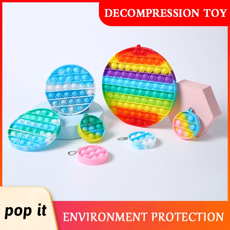 2 Packs Push Pop Bubble Fidget Sensory Toys, Autism Special Needs Stress Relief Silicone Pressure Relieving Toys, Round and Squa
2 Packs Push Pop Bubble Fidget Sensory Toys, Autism Special Needs Stress Relief Silicone Pressure Relieving Toys, Round and Squa