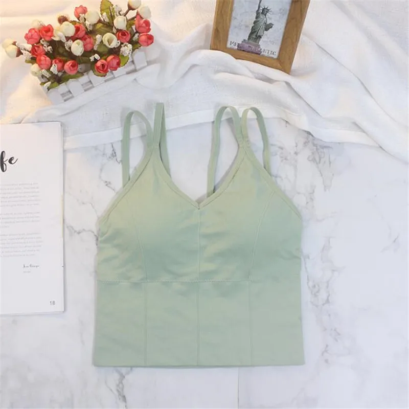 Women Tank Crop Tops Seamless Underwear Female Sexy Lingerie Bralette Crop Tops Padded Camisole Tank Top
Women Tank Crop Tops Seamless Underwear Female Sexy Lingerie Bralette Crop Tops Padded Camisole Tank Top