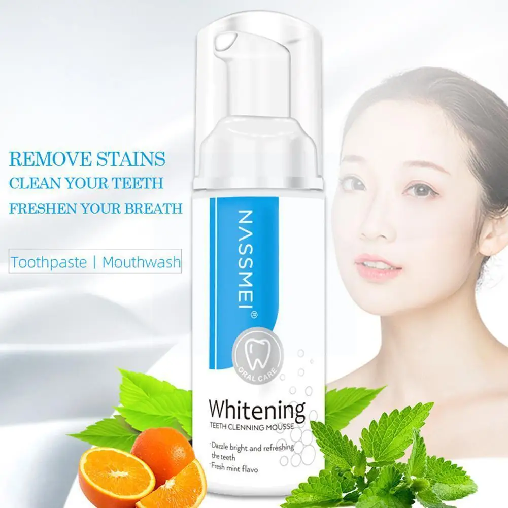 60ml Foaming Whitening Tone Baking Soda Cleansing Mousse Toothpaste Calculus Tooth Whitening Foaming R8r1
60ml Foaming Whitening Tone Baking Soda Cleansing Mousse Toothpaste Calculus Tooth Whitening Foaming R8r1