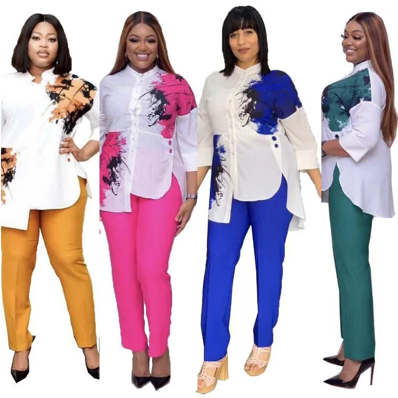 2020 Summer Fashion African Women Two Pieces Sets Top and Pant African Clothes for Women African Clothing African Print Dresses
2020 Summer Fashion African Women Two Pieces Sets Top and Pant African Clothes for Women African Clothing African Print Dresses