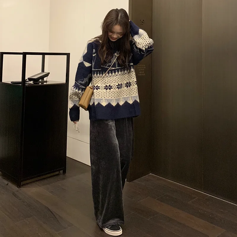 two piece outfits elastic waist loose long sleeve pullover floral pockets casual style autumn Women's Clothing Women's Sets
two piece outfits elastic waist loose long sleeve pullover floral pockets casual style autumn Women's Clothing Women's Sets