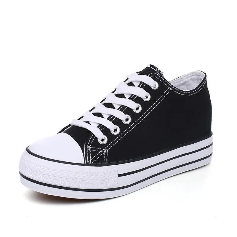 Platform Canvas Shoes Women Sneakers High Top Flat Skateboard Shoe 2020 Fashion New White Shoes Inner Height Increase Sport Shoe
Platform Canvas Shoes Women Sneakers High Top Flat Skateboard Shoe 2020 Fashion New White Shoes Inner Height Increase Sport Shoe
