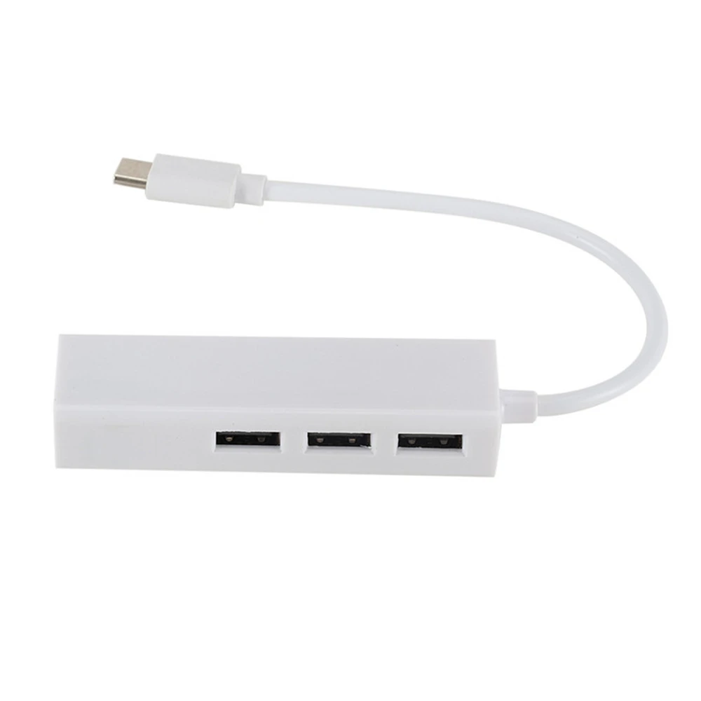 Computer Supplies RJ45 Network Cable Port to 3 Ports USB Type C Adapter Hub Multi Splitter For Laptop PC
Computer Supplies RJ45 Network Cable Port to 3 Ports USB Type C Adapter Hub Multi Splitter For Laptop PC