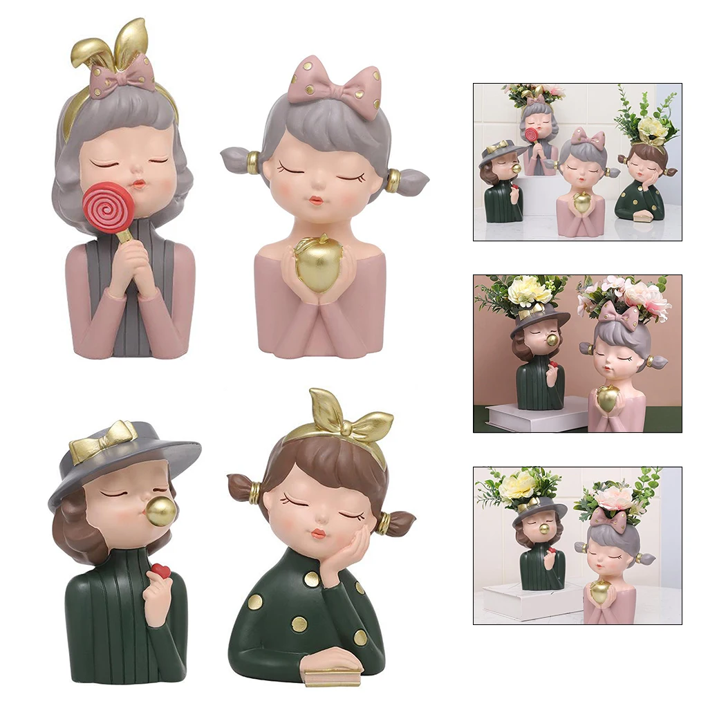 Resin Girl Portrait Flowerpot Succulent Flowerpot Desktop Planter Vase Pot Decorative
Resin Girl Portrait Flowerpot Succulent Flowerpot Desktop Planter Vase Pot Decorative