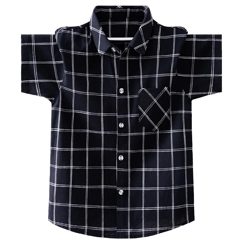 Kids boys shirt summer new cotton short-sleeved plaid shirt child big virgin shirt 4-12 years old
Kids boys shirt summer new cotton short-sleeved plaid shirt child big virgin shirt 4-12 years old
