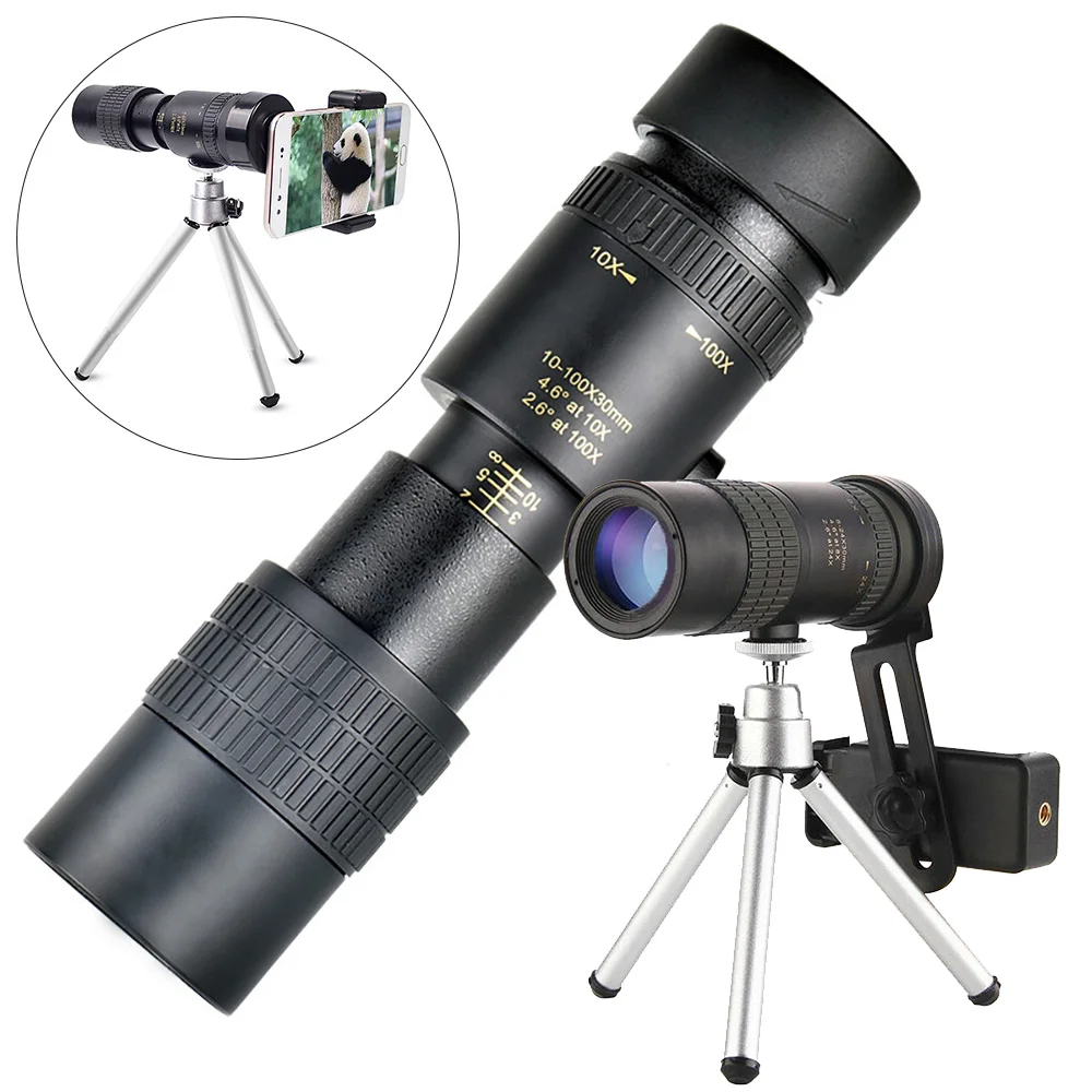 8-40x40 Monocular Telescope for Smartphone Compact Retractable Zoom Waterproof Bak4 Professional ED Glass With Tripod Phone Clip
8-40x40 Monocular Telescope for Smartphone Compact Retractable Zoom Waterproof Bak4 Professional ED Glass With Tripod Phone Clip