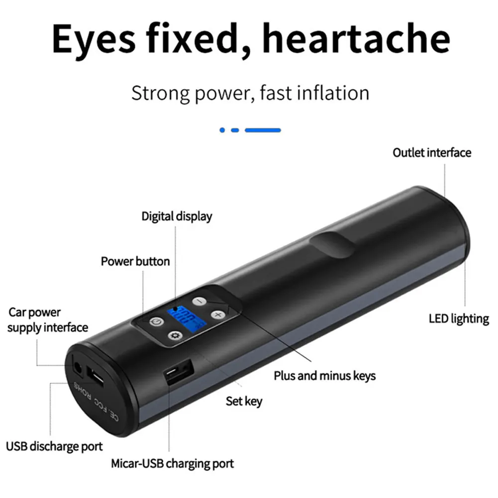 12v 150psi Car Wireless Air Pump Car Air Pump Bicycles Air Compressor Electric Air Pump USB LCD Display Portable Tire Inflator
12v 150psi Car Wireless Air Pump Car Air Pump Bicycles Air Compressor Electric Air Pump USB LCD Display Portable Tire Inflator