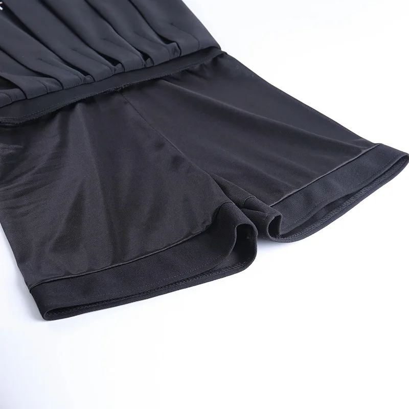 Summer pleated women streetwear wild black skirts gothic A-line embroidery mini skirt
Summer pleated women streetwear wild black skirts gothic A-line embroidery mini skirt