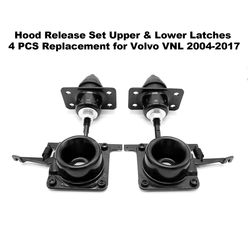 4PCS Car Hood Latches Driver Side Lower Hood Latch+Passenger Side Lower Hood Set for Volvo VNL 2004-2017
4PCS Car Hood Latches Driver Side Lower Hood Latch+Passenger Side Lower Hood Set for Volvo VNL 2004-2017