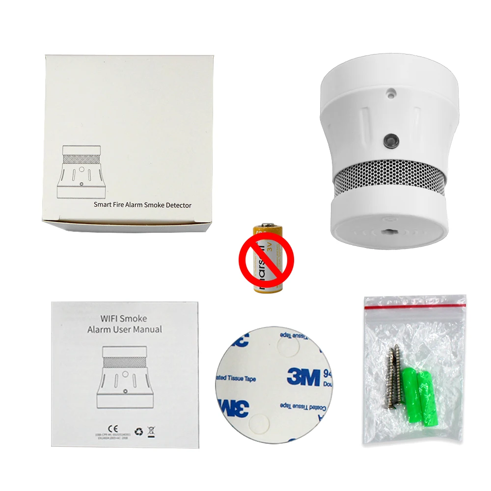 CPVAN 10PCS Smoke Detector Sensor Tuya WiFi Smoke Alarm Smokehouse Home Security System Firefighters rookmelder Fire Protection
CPVAN 10PCS Smoke Detector Sensor Tuya WiFi Smoke Alarm Smokehouse Home Security System Firefighters rookmelder Fire Protection
