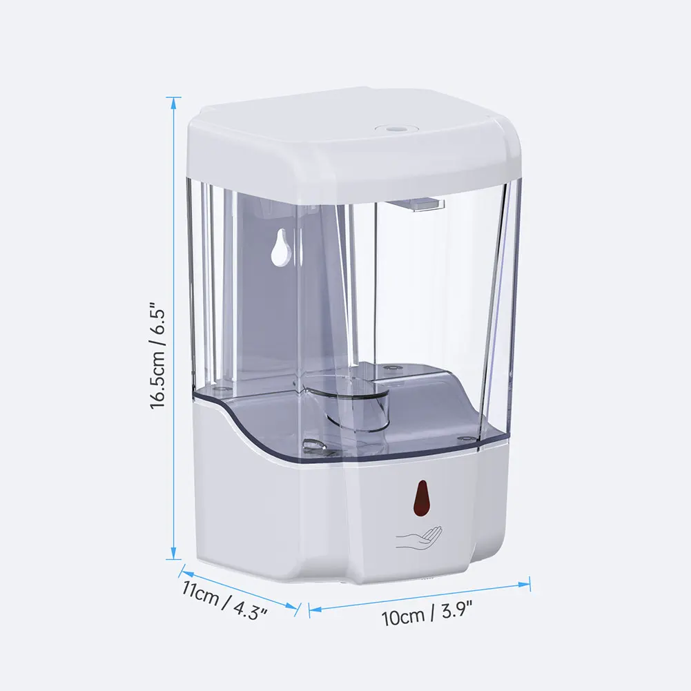 NEW S6 Automatic Sensor Soap Dispenser Family Hotel Hotel School Bathroom Wall-Mounted Hand Sanitizer Box 700ML
NEW S6 Automatic Sensor Soap Dispenser Family Hotel Hotel School Bathroom Wall-Mounted Hand Sanitizer Box 700ML