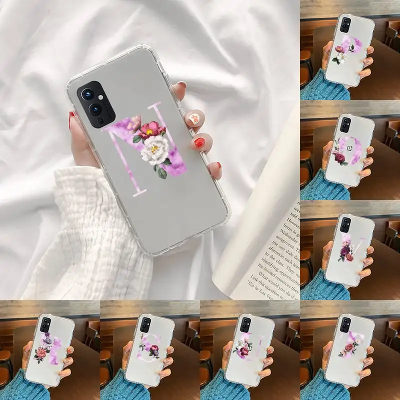 Alphabet flower Phone Case Transparent For OnePlus 9 8 7 7t 8t Oppo find X3 X2 reno5 Vivo X60 X50 Pro MeiZu 17 16XS
Alphabet flower Phone Case Transparent For OnePlus 9 8 7 7t 8t Oppo find X3 X2 reno5 Vivo X60 X50 Pro MeiZu 17 16XS