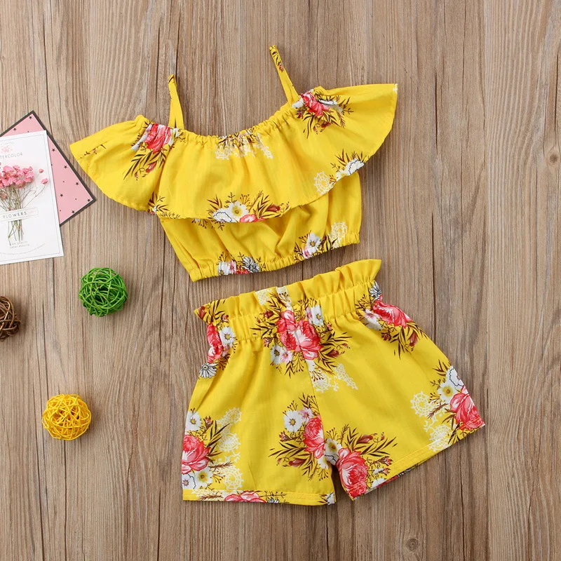 2022 Toddler Baby Girl Flower Print T-shirt+shorts Outfits 2pcs Summer Casual Clothes Set Fashion Children Set TZ050
2022 Toddler Baby Girl Flower Print T-shirt+shorts Outfits 2pcs Summer Casual Clothes Set Fashion Children Set TZ050