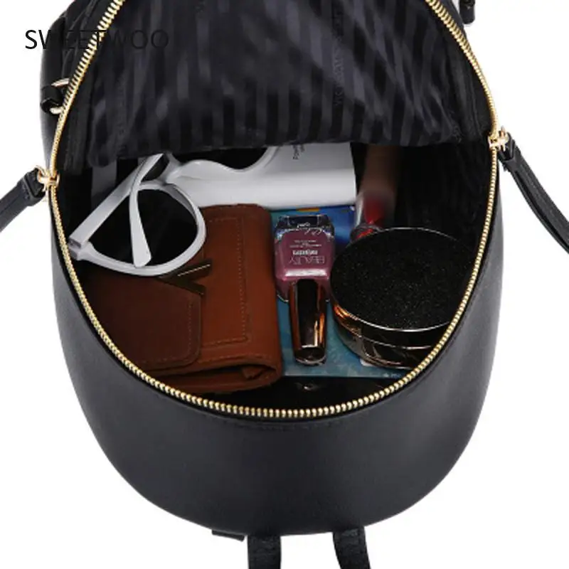 Women High Quality PU Leather Backpack Rivet Daily Backpack For Teenager Girls Schoolbag Casual Travel Satchel Rucksack mini
Women High Quality PU Leather Backpack Rivet Daily Backpack For Teenager Girls Schoolbag Casual Travel Satchel Rucksack mini