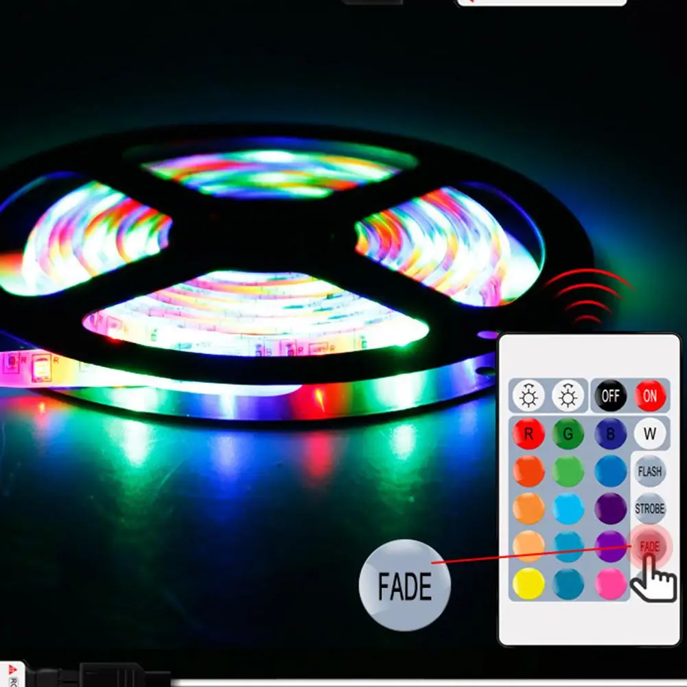 LED Cabinet Bed Light RGB Strip Lights Flexible High Transmittance Lamp Tape with Remote Control for Bedroom Kitchen Bathroom
LED Cabinet Bed Light RGB Strip Lights Flexible High Transmittance Lamp Tape with Remote Control for Bedroom Kitchen Bathroom