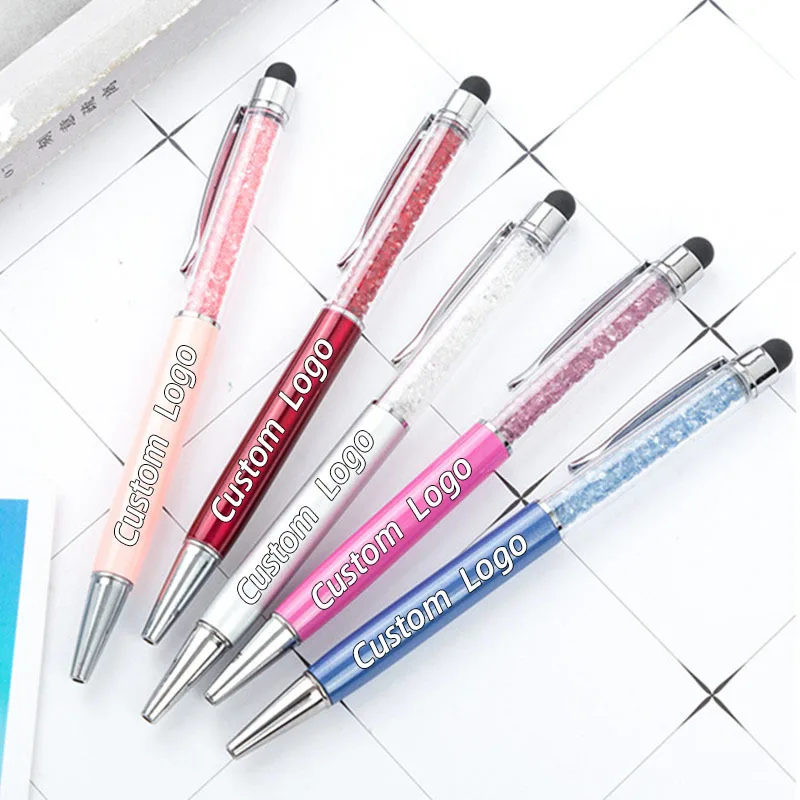 Beautifully Crystal Ballpoint Pen Fashion Creative Stylus Touch Pen for Writing Stationery Office & School Customized Logo Gift
Beautifully Crystal Ballpoint Pen Fashion Creative Stylus Touch Pen for Writing Stationery Office & School Customized Logo Gift