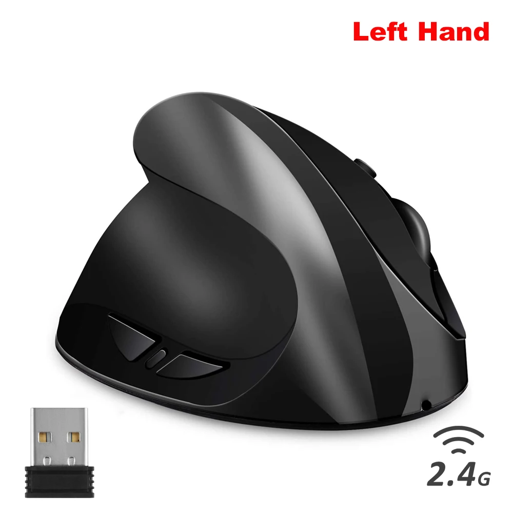 Wireless Mouse Computer Left Hand Vertical Mouse Ergonomic Gaming Mouse 1600 DPI USB Optical Wrist Mice Mause for PC Computer 
Wireless Mouse Computer Left Hand Vertical Mouse Ergonomic Gaming Mouse 1600 DPI USB Optical Wrist Mice Mause for PC Computer