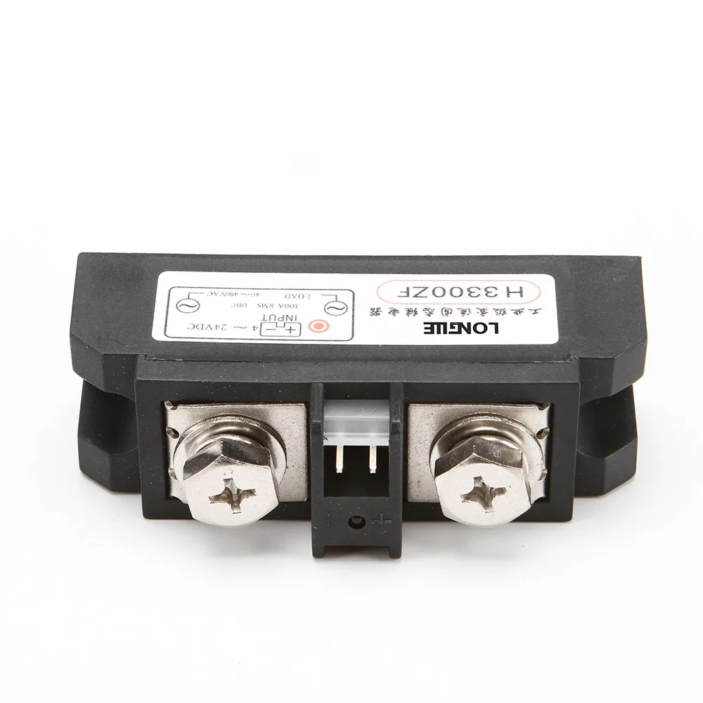 LONGWE DC to AC Industrial SSR Solid State Relay 250A 300A 32VDC Input Control 24-480VAC Output Relays 93Lx30Wx45H
LONGWE DC to AC Industrial SSR Solid State Relay 250A 300A 32VDC Input Control 24-480VAC Output Relays 93Lx30Wx45H