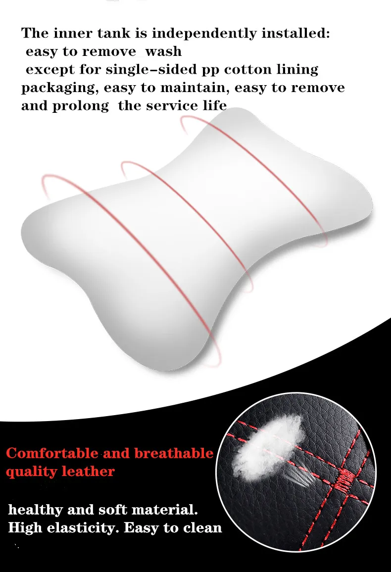 Car Seat Lumbar Support Pillow Cushion Back pillow Quality leather delicate plush leather permeability Waist Support Sets Back
Car Seat Lumbar Support Pillow Cushion Back pillow Quality leather delicate plush leather permeability Waist Support Sets Back