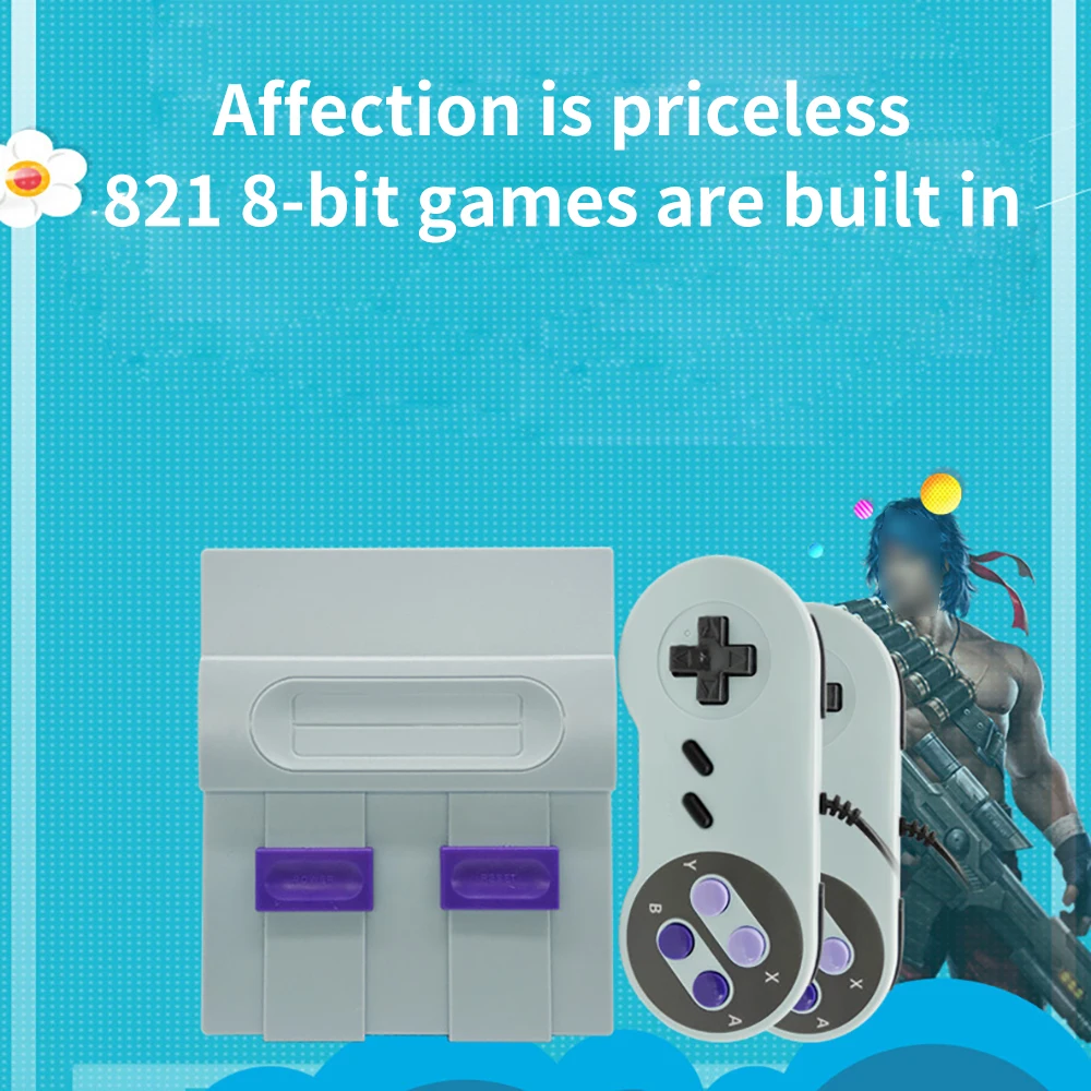 Retro Game Classic Game Console 4K Game Console Retro Game Console 8 Bits Game With High Quality 2 Gamepads And Game List
Retro Game Classic Game Console 4K Game Console Retro Game Console 8 Bits Game With High Quality 2 Gamepads And Game List