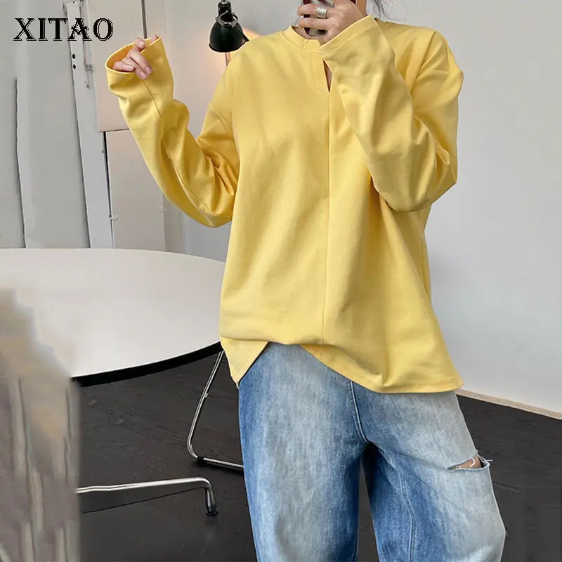 XITAO Solid Color Patchwork Hoodie Autumn New Korean Version Loose Casual Fashion All-match Hedging Long Sleeve Hoodie WMD3141
XITAO Solid Color Patchwork Hoodie Autumn New Korean Version Loose Casual Fashion All-match Hedging Long Sleeve Hoodie WMD3141