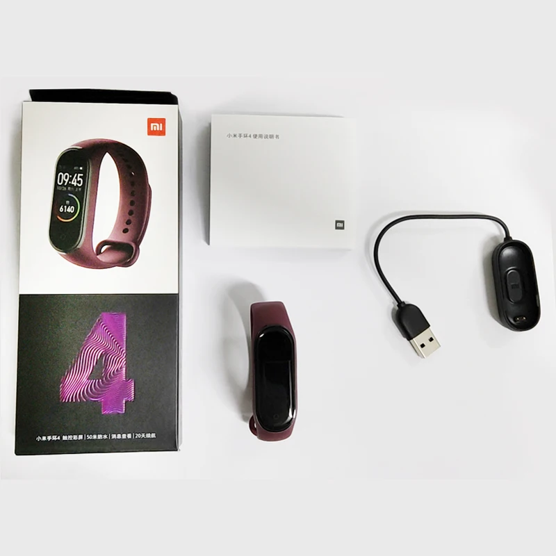В наличии умный Браслет Xiaomi Mi Band 4 Heart Rate фитнес трекер Bluetooth 5 0 спортивные