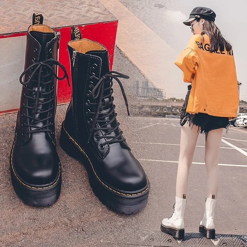 boots Thick sole high top zipper single 2021 new boots women's muffin high shoes British Wind locomotive boots
boots Thick sole high top zipper single 2021 new boots women's muffin high shoes British Wind locomotive boots