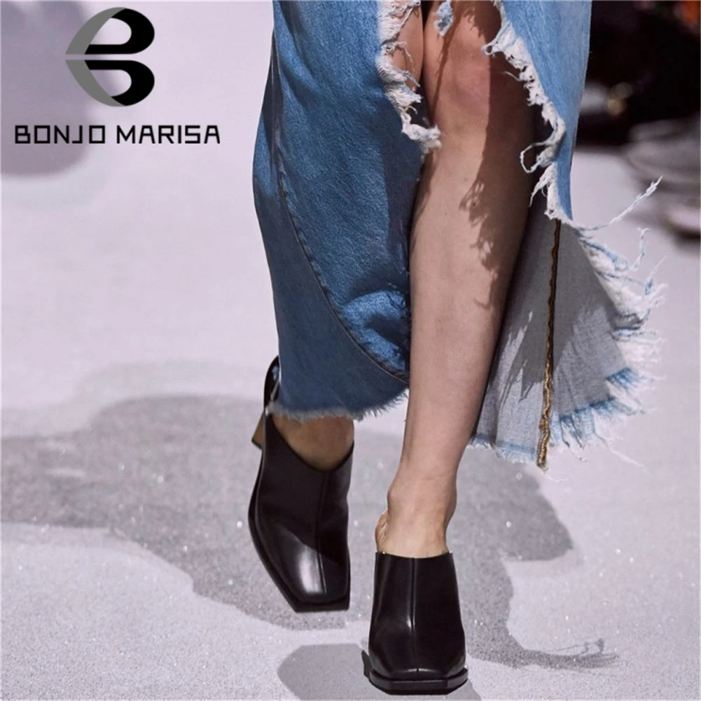 BONJOMARISA New Arrivals Square Toe Slip On Solid High Heels women's Pumps Brand Designer Luxury Fashion Trendy Ladies Shoes
BONJOMARISA New Arrivals Square Toe Slip On Solid High Heels women's Pumps Brand Designer Luxury Fashion Trendy Ladies Shoes