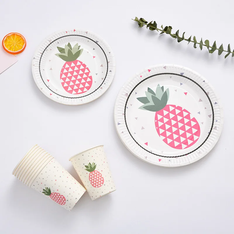Cute Paper Cup Paper Tray Birthday Party Round Children Pineapple Party Disposable Tableware Spot Wholesale 272
Cute Paper Cup Paper Tray Birthday Party Round Children Pineapple Party Disposable Tableware Spot Wholesale 272