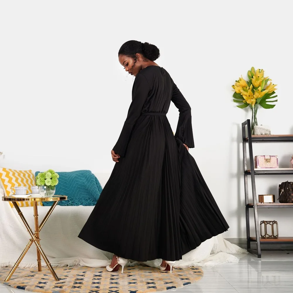 Ramadan Pleated Abaya Hijab Muslim Women Dress Caftan Dubai Kaftan Islamic Clothing Vestido Robe Arabe Jilbab Femme Musulman
Ramadan Pleated Abaya Hijab Muslim Women Dress Caftan Dubai Kaftan Islamic Clothing Vestido Robe Arabe Jilbab Femme Musulman