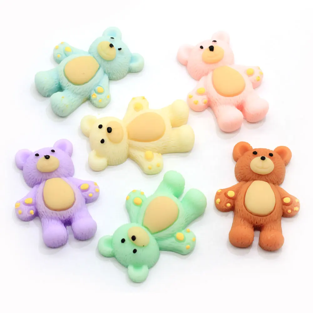 Colorful Cartoon Bear Flatback Resin Cabochon DIY Embellishments For Scrapbooking Jewelry Accessories Phone Decoration
Colorful Cartoon Bear Flatback Resin Cabochon DIY Embellishments For Scrapbooking Jewelry Accessories Phone Decoration