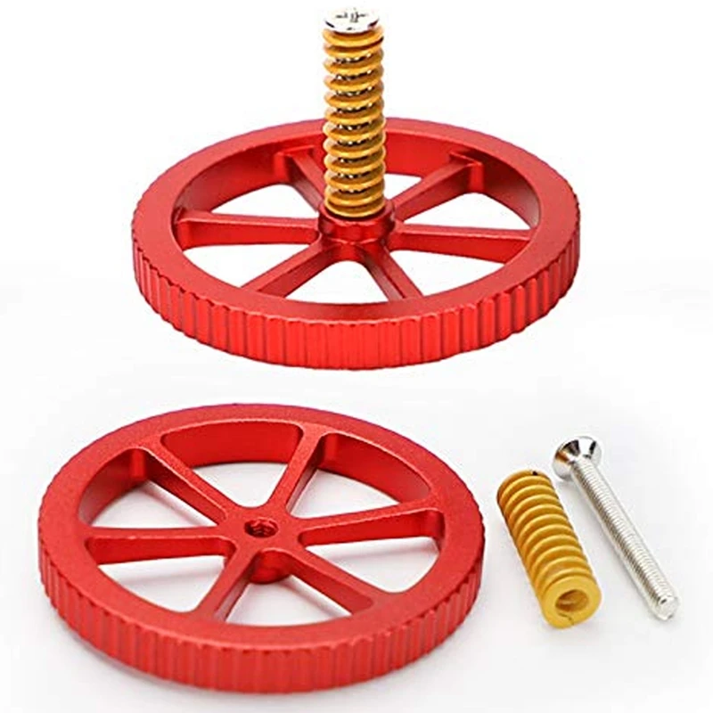 3D Printer Accessories Metal Red Leveling Nut is Suitable for Ender 3 CR-10 Series Hot Bed Components | Компьютеры и офис