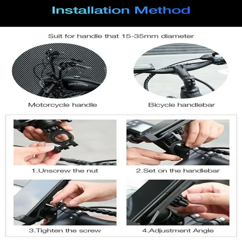 Bicycle motorcycle adjustable Mobile Phone Holder Mountain Bike Handlebar Phone Stand Phone GPS Navigation Support Bracket/
Bicycle motorcycle adjustable Mobile Phone Holder Mountain Bike Handlebar Phone Stand Phone GPS Navigation Support Bracket/