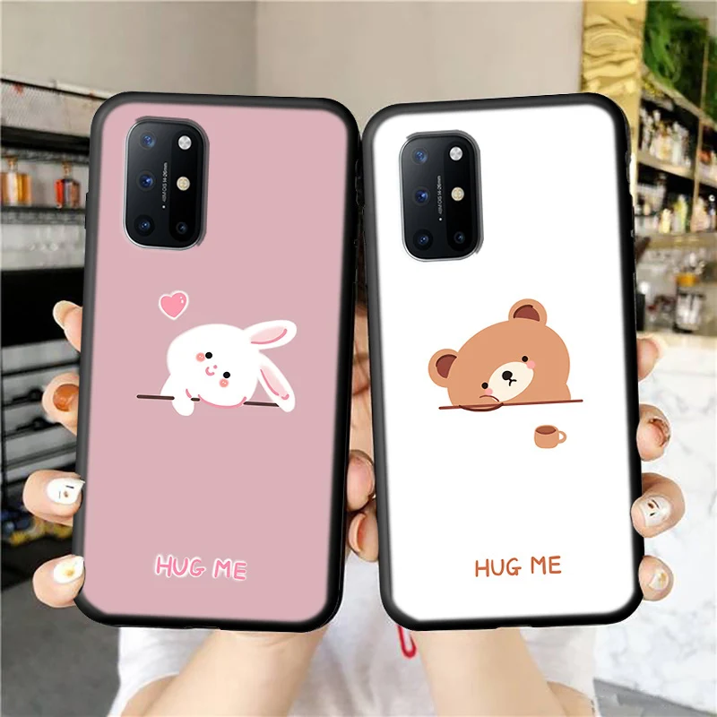 For Oneplus 8T Phone Case Luxury Funda Oneplus8T plas Rabbit Bear Silicone Soft Shell Celulares Sleeve plus8T Back Cover Coque
For Oneplus 8T Phone Case Luxury Funda Oneplus8T plas Rabbit Bear Silicone Soft Shell Celulares Sleeve plus8T Back Cover Coque