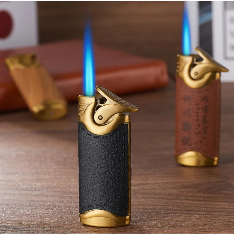 Cool Retro Creative Personality Butane Lighter Inflatable Straight Into The Windproof Lighter Red Flame All Metal Gift for Men
Cool Retro Creative Personality Butane Lighter Inflatable Straight Into The Windproof Lighter Red Flame All Metal Gift for Men