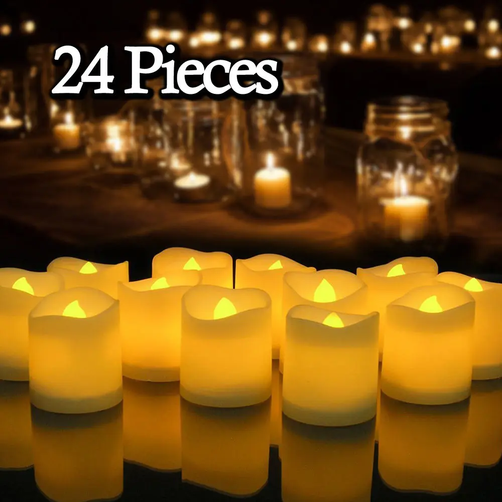 6/24Pcs Flameless LED Candles Tea Light Creative Lamp Battery Powered Home Wedding Birthday Party Decoration Lighting Dropship
6/24Pcs Flameless LED Candles Tea Light Creative Lamp Battery Powered Home Wedding Birthday Party Decoration Lighting Dropship