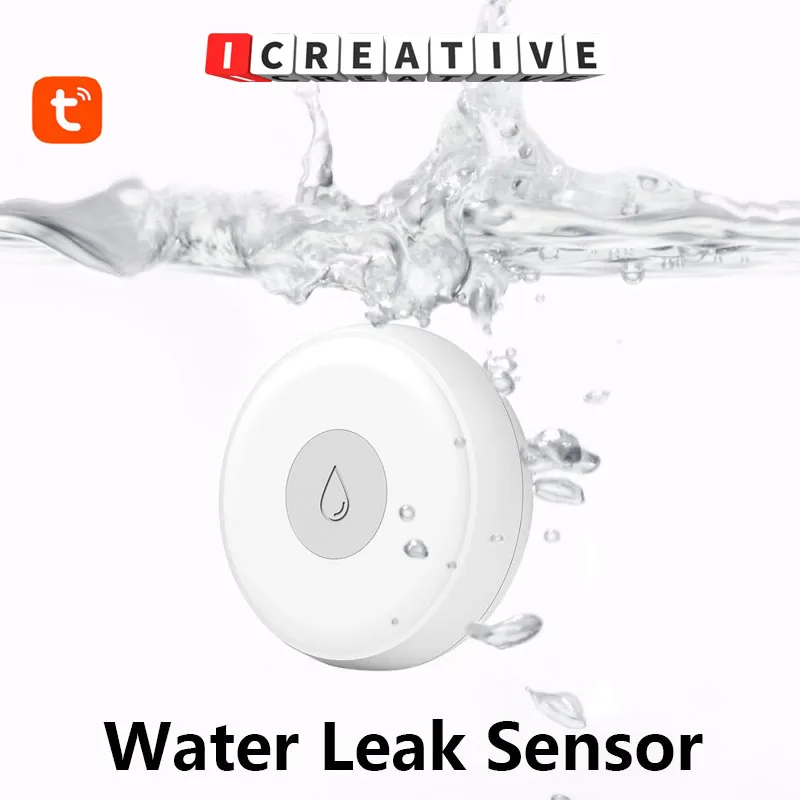 ICREATIVE новый датчик утечки воды tuya ZigBee, детектор утечки воды с сигнализацией, поддержка zigbee gateway smartthings smart life APP
ICREATIVE новый датчик утечки воды tuya ZigBee, детектор утечки воды с сигнализацией, поддержка zigbee gateway smartthings smart life APP