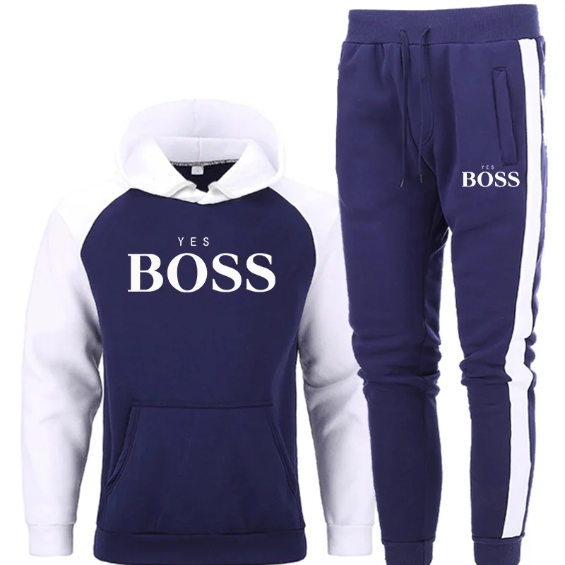 2021 New Spring And Autumn Men's Fashion Printed Sweater Suit Hoodie And Pants Two-Piece Clothing Loose Plus Size Sportswear
2021 New Spring And Autumn Men's Fashion Printed Sweater Suit Hoodie And Pants Two-Piece Clothing Loose Plus Size Sportswear
