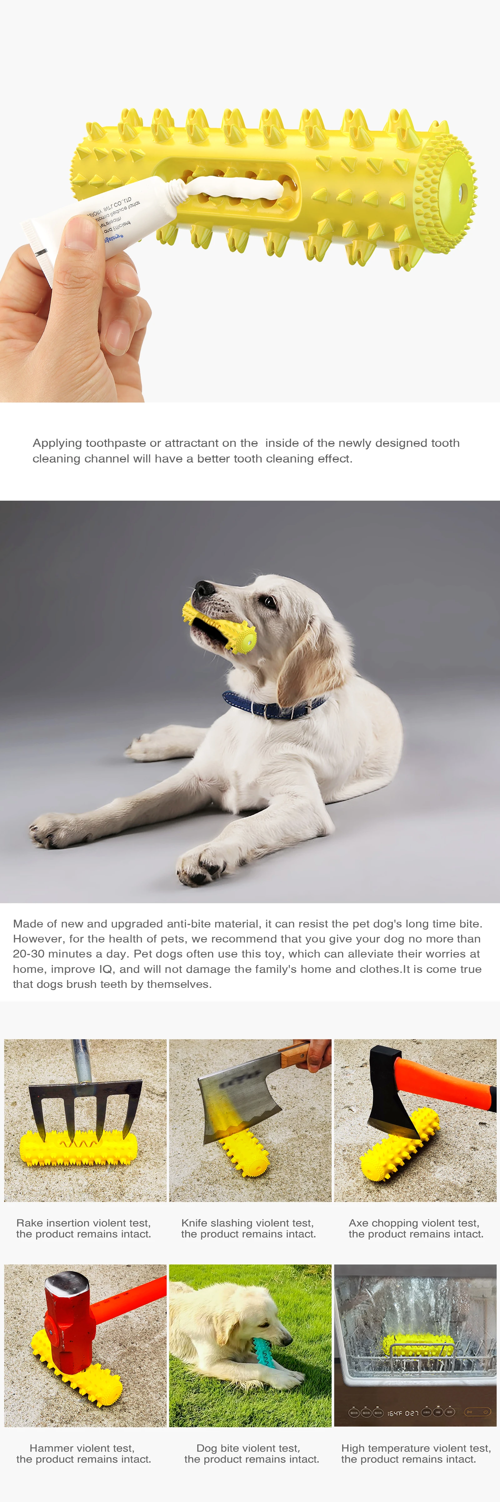 Dog Molar Toothbrush Toys Chew Cleaning Teeth Elasticity Soft Puppy Dental Care Extra-tough Pet Cleaning Toy Supplies Dog toys
Dog Molar Toothbrush Toys Chew Cleaning Teeth Elasticity Soft Puppy Dental Care Extra-tough Pet Cleaning Toy Supplies Dog toys
