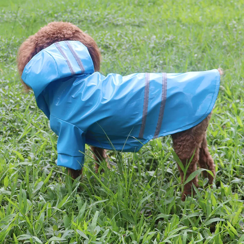 Dog Raincoat Reflective Strip Pet Raincoat Hooded Pet Clothes Waterproof Raincoat
Dog Raincoat Reflective Strip Pet Raincoat Hooded Pet Clothes Waterproof Raincoat