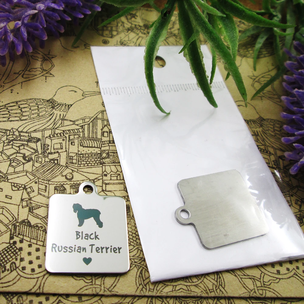 10 шт-"Черный русский терьер" Собачий любовник из нержавеющей стали амулеты больше стиля для выбора DIY амулеты подвески для ожерелья 
10 шт-"Черный русский терьер" Собачий любовник из нержавеющей стали амулеты больше стиля для выбора DIY амулеты подвески для ожерелья