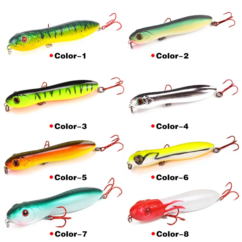 

Pencil Fishing lures Floating Wobblers 105mm 16.1g Topwater Popper lure fishing Goood action hard baits fishing tackle 2021