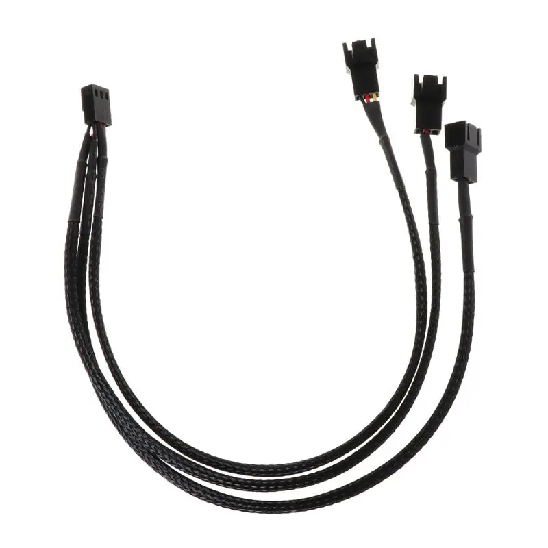 12V 30CM 3Pin Fan PWM 1 to 3 Way Power Supply Extension Cable PC Computer Cooling 22AWG Wire Accessories
12V 30CM 3Pin Fan PWM 1 to 3 Way Power Supply Extension Cable PC Computer Cooling 22AWG Wire Accessories