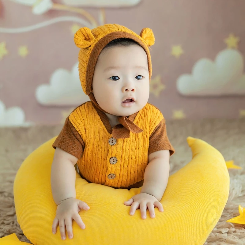 2Pcs Baby Infants Hat Romper Jumpsuit Set Newborn Photography Props Infants Photo Shooting Costume Outfits
2Pcs Baby Infants Hat Romper Jumpsuit Set Newborn Photography Props Infants Photo Shooting Costume Outfits