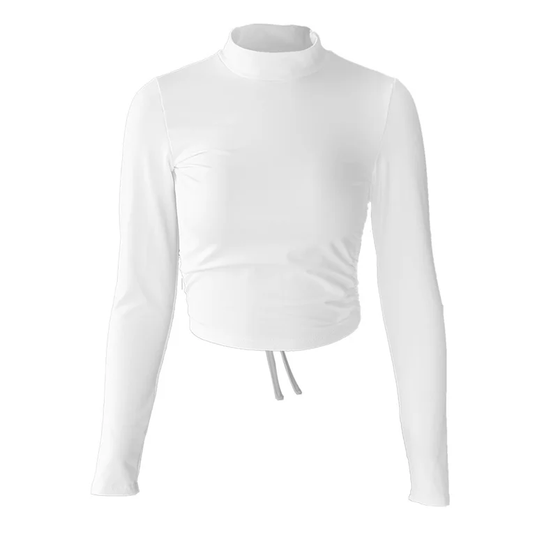 Women Sexy Backless T Shirt Student Top Long Sleeve Crop Tops Female T Shirt Summer Casual Tops Short Tee Shirt Fashion
Women Sexy Backless T Shirt Student Top Long Sleeve Crop Tops Female T Shirt Summer Casual Tops Short Tee Shirt Fashion
