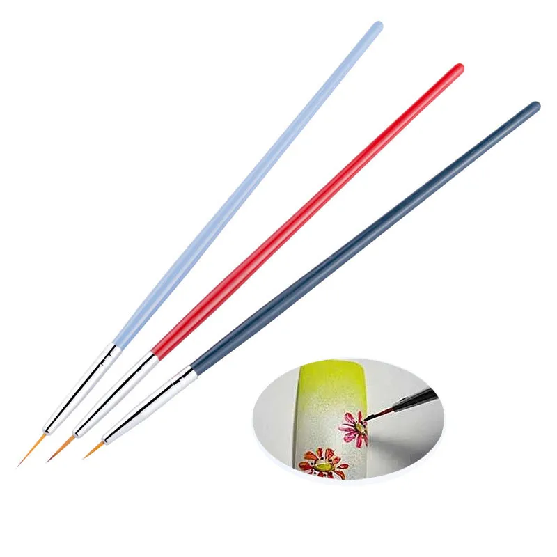 3pcs/set Nail Art Liner Painting Pen 3D Tips DIY Acrylic UV Gel Brushes Drawing Kit Flower Line Grid French Design Manicure Tool
3pcs/set Nail Art Liner Painting Pen 3D Tips DIY Acrylic UV Gel Brushes Drawing Kit Flower Line Grid French Design Manicure Tool